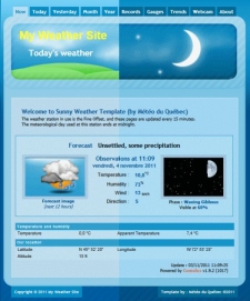 Le Site www.meteostours et son look jeune et dynamique